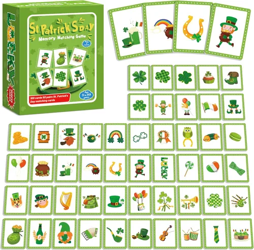 Miniatura 16 de gisgfim 50 pares de banderas de juego de memoria de Estados Unidos de concentración tarjeta de memoria educativas, juegos de geografía, juego