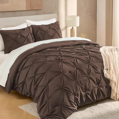 Miniatura 28 de Andency Juego de Edredón Beige Individual (66x90 Pulgadas), Edredón de 2 Piezas para Niñas y Niños, Juego de Edredón de Microfibra Suave