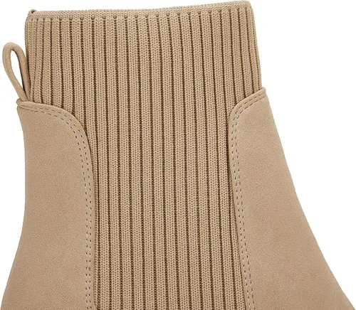 Miniatura 5 de Botines Chelsea con suela de plataforma para mujer botines de combate elásticos con tacón grueso