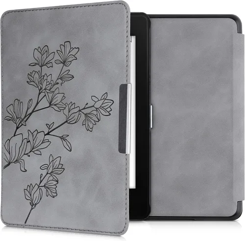 Miniatura 10 de kwmobile Funda compatible con Amazon Kindle Paperwhite (10.Gen - 2018) - Funda para lector electrónico - Esquema de viaje rosa polvoriento