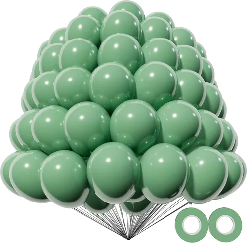 Miniatura 58 de 200 globos de 5 pulgadas, colores surtidos, pequeños globos de látex arcoíris para fiesta, cumpleaños, baby shower, aniversario, festival