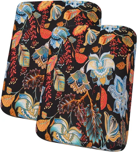Miniatura 68 de hyha Fundas de cojín estampadas para sofá al aire libre, fundas florales lavables para muebles de patio, exteriores, funda de repuesto para asiento