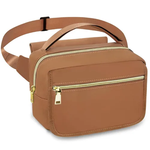 Miniatura 11 de printe Bolsa de pañales pequeña con cambiador portátil, paquete de pañales cruzado con bolsillo para toallitas, riñonera para mujer para viajes