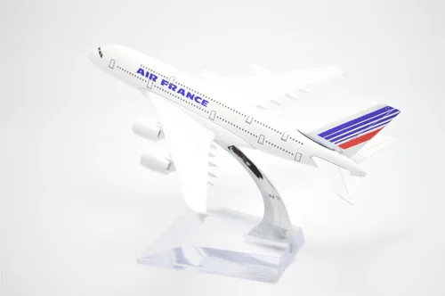 Miniatura 8 de TANG DYNASTY (TM) 1:400 6.3 in Air Bus A380 Air France Modelo Avión Juguete Avión