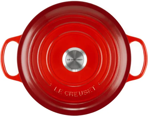 Miniatura 2 de Le Creuset Horno holandés redondo de hierro fundido esmaltado, 5.5 cuartos de galón, Cereza Cerise