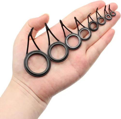 Miniatura 4 de Kit de reparación de puntas de caña de pescar Puntas de caña de pescar Anillo de cerámica