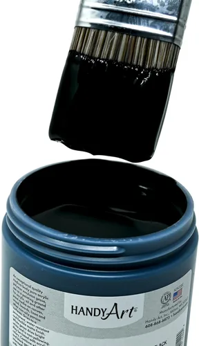 Miniatura 3 de Handy Art Student Acrylic 32 onzas, Black Gesso