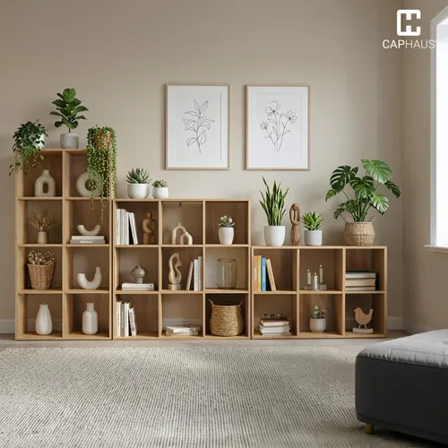 Miniatura 8 de CAPHAUS Estante organizador de almacenamiento resistente de 11 pulgadas, con borde exterior grueso, divisor de estante de almacenamiento con parte