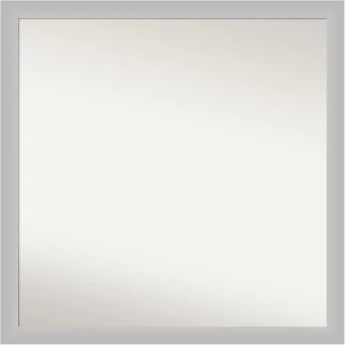 Miniatura 265 de Amanti Art Silver Bathroom Mirror for Over Sink, 24x49 Custom Made Marred Pewter Rectangle Vanity Mirror, Oversize Casual Wood Frame, Hangs Estaño