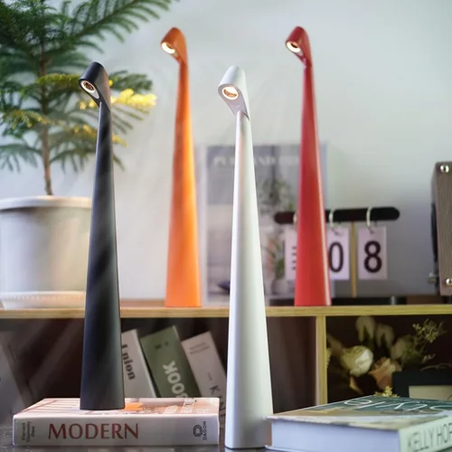 Miniatura 5 de Lámpara de escritorio de aprendizaje dormitorio, decorativo de alta Fu Ku recargable luz de noche de noche, carga USB, más niveles más atenuador