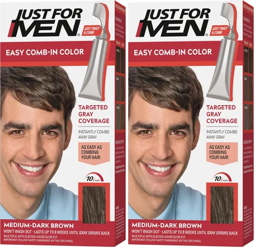 Miniatura 7 de Solo para hombres Auto Stop, tintura química para el cabello, 1, Café Oscuro