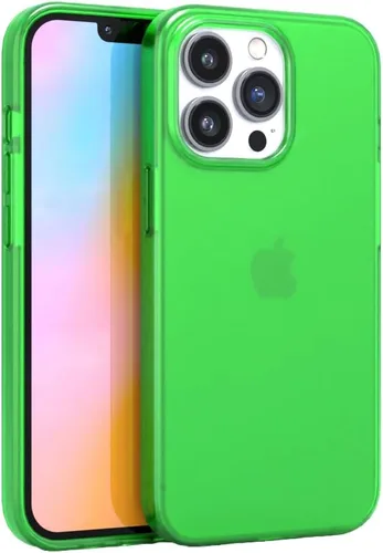 Miniatura 10 de FELONY CASE - Funda transparente naranja neón para iPhone 13 Pro Max, compatible con MagSafe - Fundas protectoras a prueba de golpes de 360°