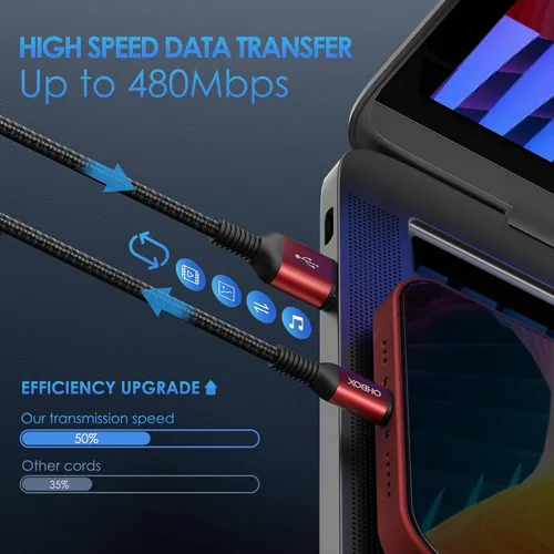 Miniatura 6 de Cable de carga para iPhone [certificado MFi de Apple], paquete de 3 cables USB-A a Lightning de 3 pies, cable de carga rápida trenzado de nailon