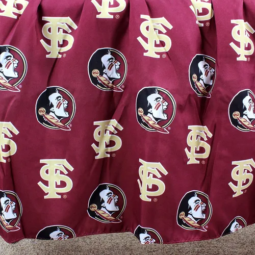 Miniatura 10 de College Covers Everything Comfy Nebraska Cornhuskers - Falda de cama con volantes, tamaño individual