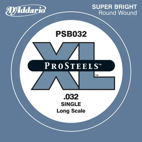 Miniatura 11 de D'Addario PSB028W ProSteels Bass Guitar Single String, Long Scale, .028
