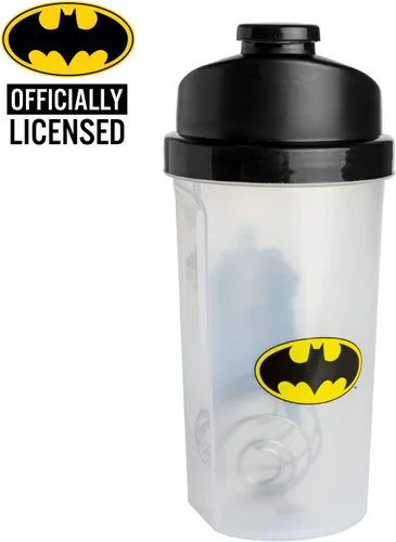 Miniatura 6 de Paladone Batman Protein Shaker - Botella mezcladora de 23 onzas, con licencia oficial de DC Comics