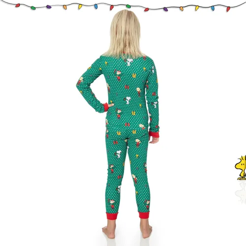 Miniatura 5 de Peanuts Snoopy - Pijamas familiares a juego, cómodos conjuntos de 2 piezas para Navidad