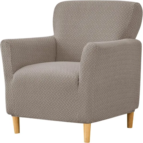 Fundas de jacquard para sillón de banquete, fundas suaves para sillón, fundas elásticas de 1 pieza para sala de estar, funda antideslizante para