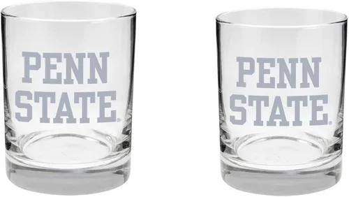 Miniatura 41 de Texas A&M Aggies - Juego de 2 vasos (2 caras), acabado satinado, roca (o whisky)