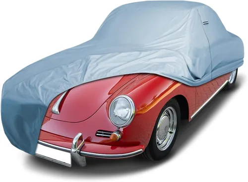 Miniatura 36 de iCarCover Funda Premium para Automóvil para Porsche 356B, 356C de 1960-1965, Resistente al Agua para Todo Tipo de Clima, Ajuste Personalizado