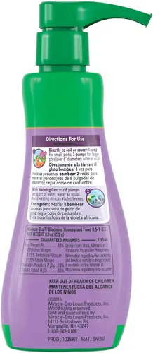 Miniatura 7 de Miracle-Gro Blooming Houseplant Food, fertilizante para plantas, 8 onzas (paquete de 6)