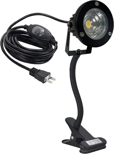 Miniatura 8 de Kiven 1 unids LED clip en luz al aire libre IP65 impermeable 3000 K blanco cálido letrero pizarra iluminación ajustable escritorio brazo lámpara