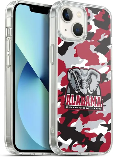 Miniatura 440 de Head Case Designs Funda de gel suave con licencia oficial de la Universidad de Alabama UA Collage compatible con Apple iPhone 13 Pro Max