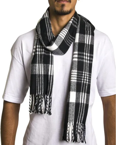 Miniatura 81 de Alpine Swiss Bufanda a cuadros para hombre, ultra suave, chal de invierno, cálido, ligero, para clima frío