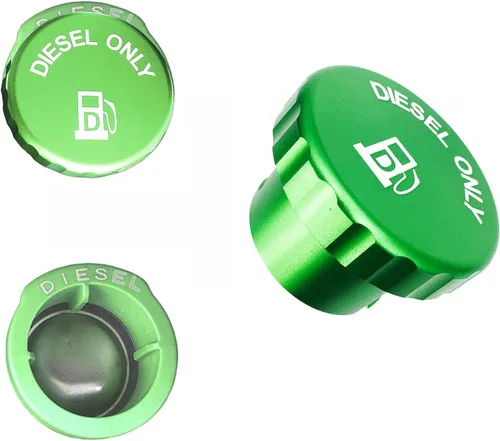 Miniatura 4 de Tapa de tanque de combustible diésel de aluminio para el último Dodge Ram 2019-2025 1500 2500 3500 solamente