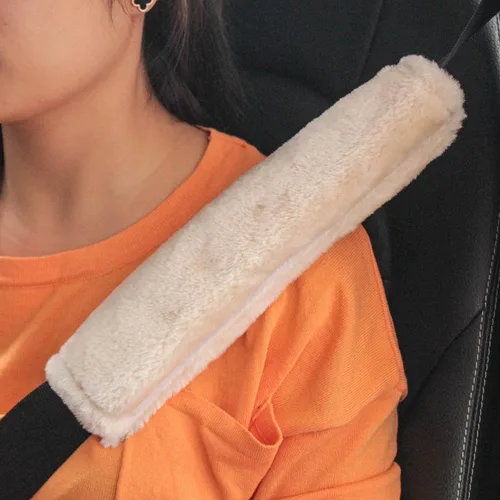 Miniatura 6 de MOONET Paquete de 2 fundas para cinturón de seguridad de automóvil para una conducción más cómoda, funda universal para cinturón de seguridad