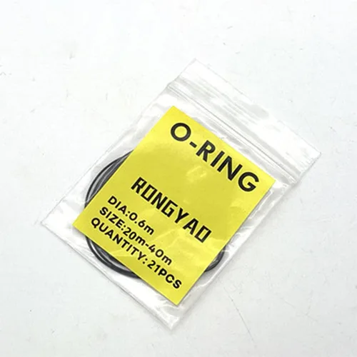 Miniatura 5 de LICHIFIT Anillo de sellado de la cubierta trasera del reloj Juntas de anillo impermeable 0.50.60.70.031 in Anillo tórico de goma elástica Accesorios