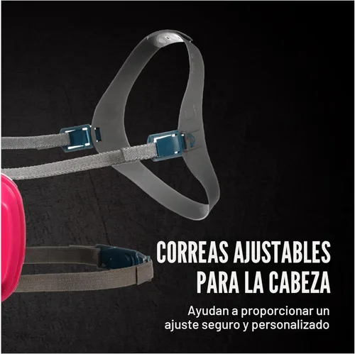 Miniatura 6 de 3M - 65023QLHA1-C Pro - Respirador multiusos con cierre rápido, mediano