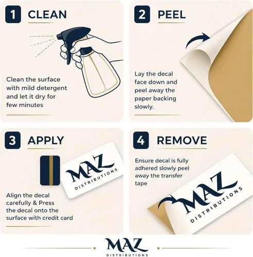 Miniatura 6 de MAZ Distributions – Pegatina "We The People" – Vinilo adhesivo para autocaravanas para portátil – Pegatina impermeable extraíble para botella