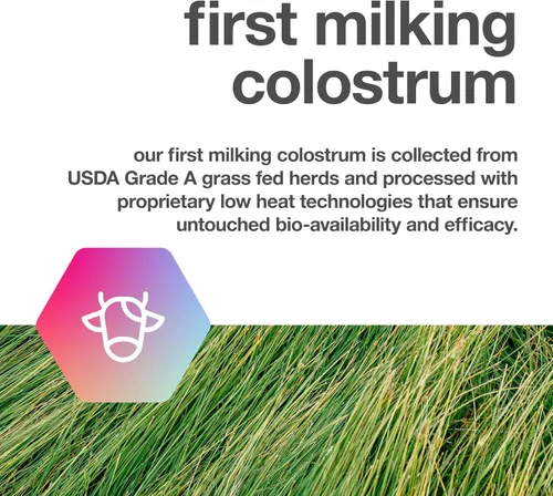 Miniatura 5 de Calostro bovino puro, 180 cápsulas, libre de antibióticos y hormonas, procedente de Estados Unidos, totalmente natural, 100% primer ordeño