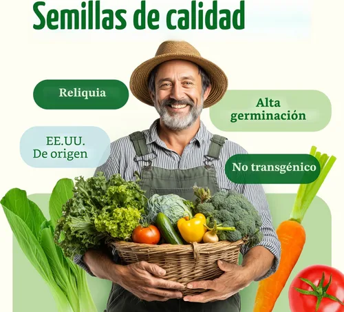 Miniatura 2 de 32 semillas de verduras y frutas tradicionales para plantar - Más de 16,000 semillas Bóveda de semillas de supervivencia sin OMG Alta