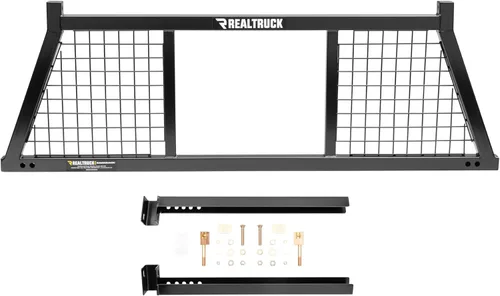 Miniatura 18 de Kit de hardware RealTruck BACKRACK para uso con tapa de remolque de perfil bajo, negro, sin perforación 40120 Compatible con Chevrolet/GMC