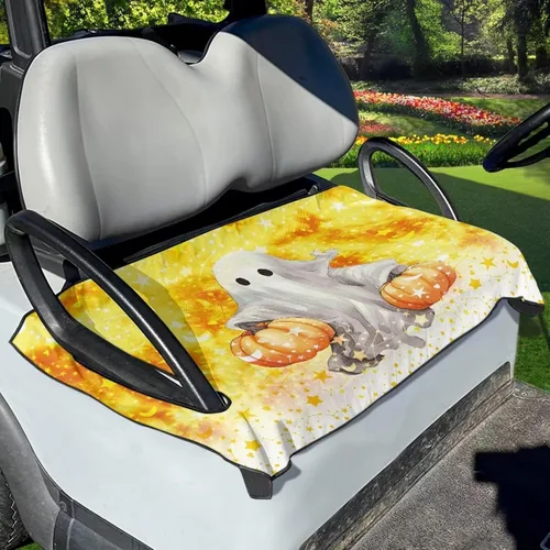 Miniatura 10 de Yewattles Funda de Asiento de Carrito de Golf Portátil Toalla de Asiento Club Car Ajuste Universal Carrito de Golf de 2 Asientos
