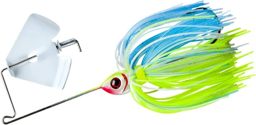 Miniatura 13 de Booyah Pond Magic Señuelo de pesca de róbalo con hoja giratoria para aguas pequeñas Alpine