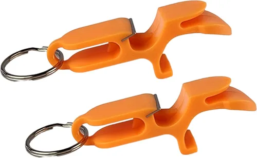 Miniatura 12 de Llavero abridor de botellas de cerveza con escopeta de cerveza, paquete de 2, color negro, herramienta de disparo de cerveza, ideal para fiestas