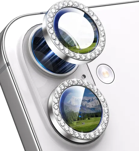 Miniatura 52 de Protector de Lente de Cámara Bling para iPhone 17 Pro / 17 Pro Max, Anillo de Metal con Diamante Individual con Dureza 9H, Protector de Pantalla