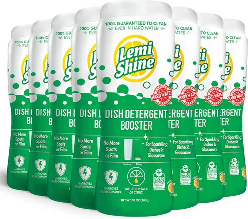Miniatura 7 de Lemi Shine Potenciador de Detergente Natural para Platos - Removedor de Manchas de Agua Dura - Limpiador Multiusos de Ácido Cítrico - 24 oz