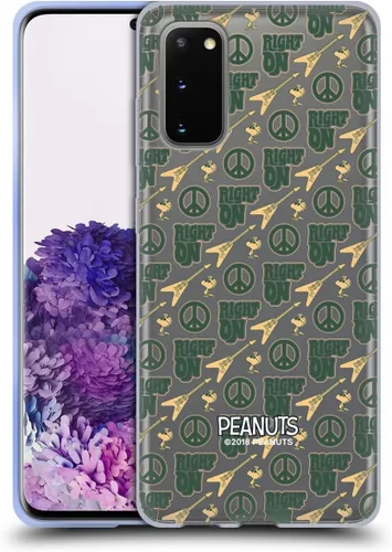 Miniatura 139 de Head Case Designs Funda de gel Woodstock 50th con licencia oficial de Peanuts Snoopy Guitar 1969 [protección de grado militar] compatible