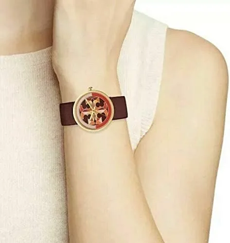 Miniatura 3 de Reloj Tory Burch Reva Cuero Rojo - Tbw4041 Talla única
