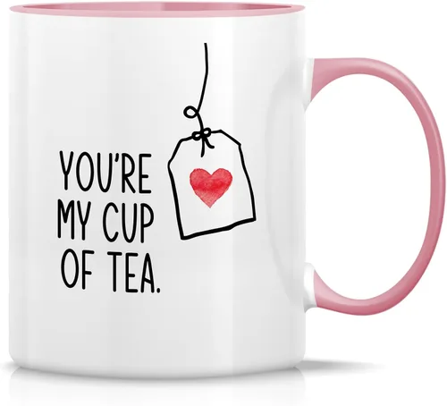 Miniatura 51 de Retreez - Taza divertida con texto en inglés "Once in A While Someone Amazing Comes Along", 325 ml, tazas de café de cerámica, regalos de cumpleaños