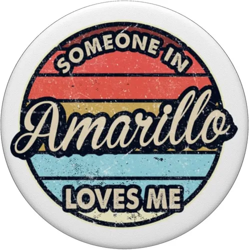 Miniatura 3 de Someone In Amarillo Loves Me City US USA PopSockets Adhesive PopGrip