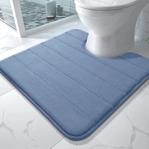 Miniatura 84 de Yimobra Tapete de baño de espuma viscoelástica, súper suave, absorbente, antideslizante, de secado rápido, lavable a máquina, tapete para bañera