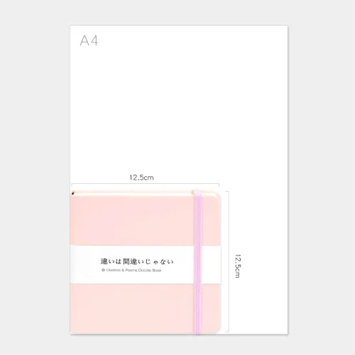 Miniatura 2 de Mifuner Cuadernos Mini de 5x5, 80gsm, Páginas en Blanco, Cuadernos de Bocetos, Diario de Viajes, Cuaderno de Bolsillo, Tapa Dura, Cuaderno