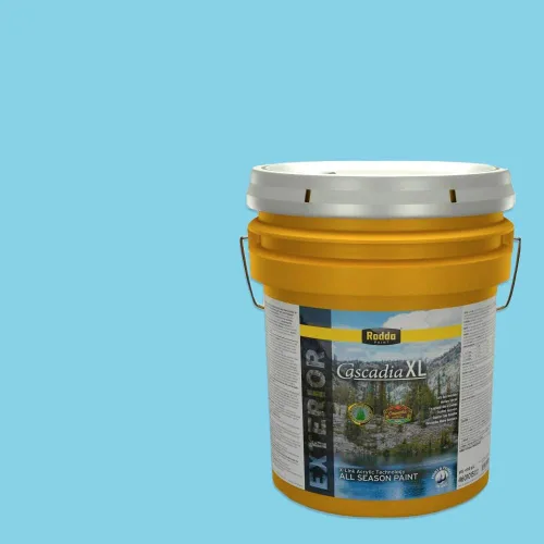 Miniatura 5 de Rodda Paint CASCADIA XL - Pintura satinada e imprimación para exteriores en uno, cuarto de galón, idea abstracta