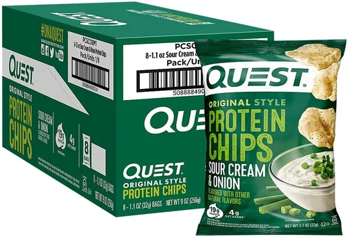 Miniatura 8 de Quest Tortilla Style - Paquete variado de chips de proteína, chile lima, queso nacho, tacos cargados, 12