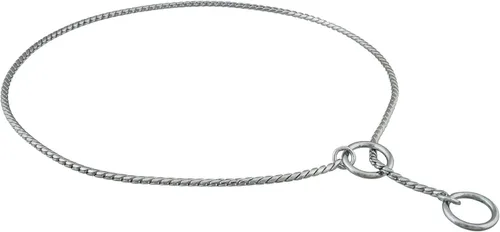 Miniatura 15 de Alvalley Collar de cadena de metal para exhibición de perros, collar deslizante para mascotas para espectáculos, collar de cadena de serpiente